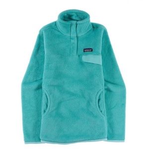 Patagonia Re-Tool Snap-T Fleece Pullover - Teal Women's Medium